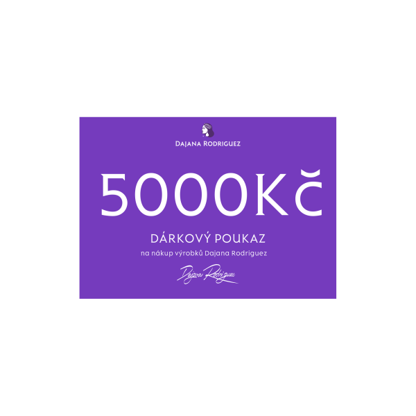  Dárkový poukaz 5 000 Kč