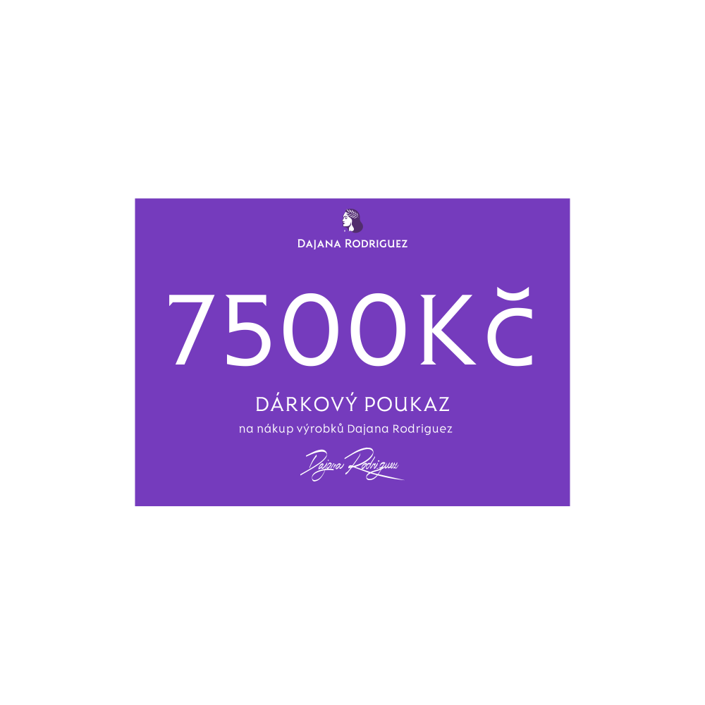 Dárkový poukaz 7 500 Kč