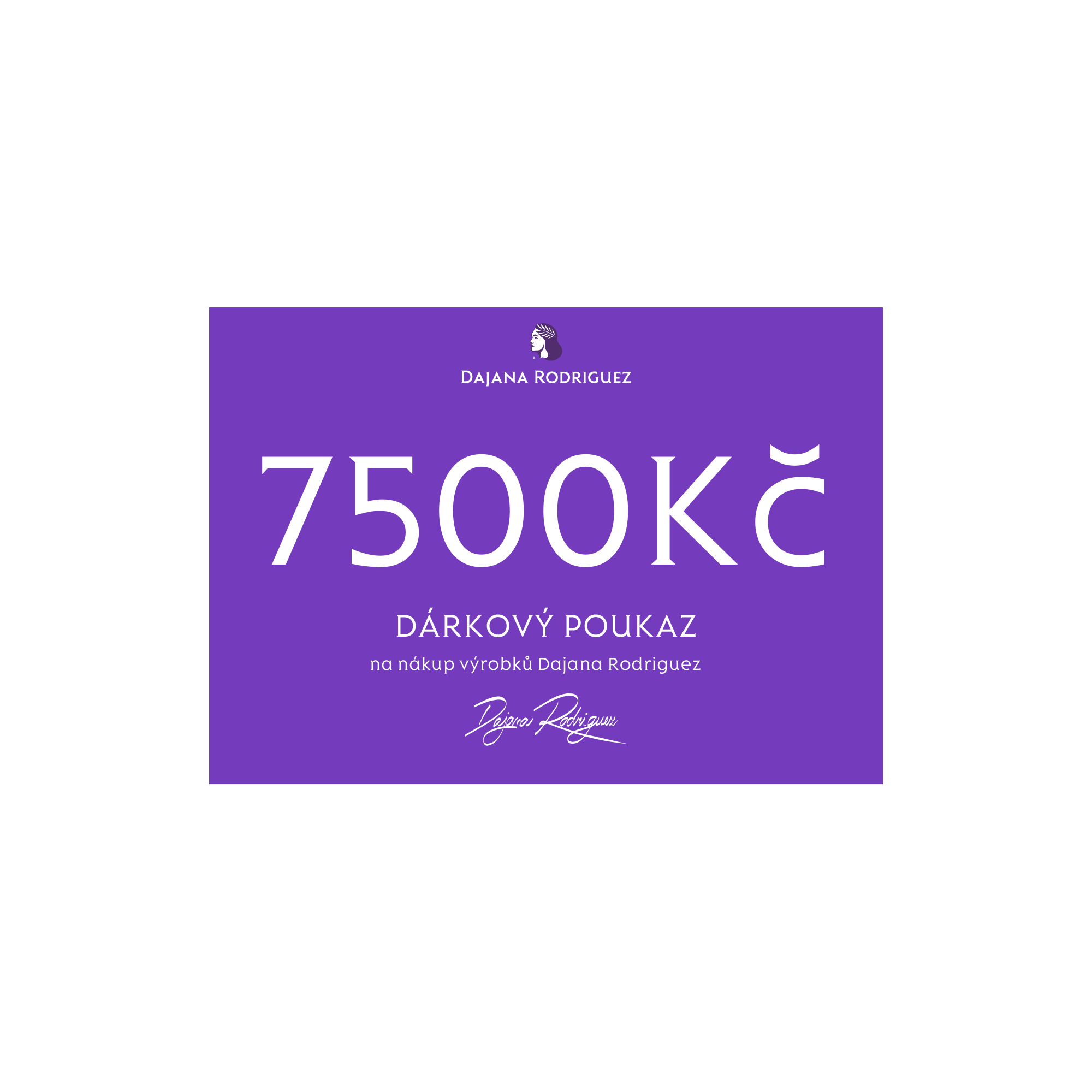  Dárkový poukaz 7 500 Kč