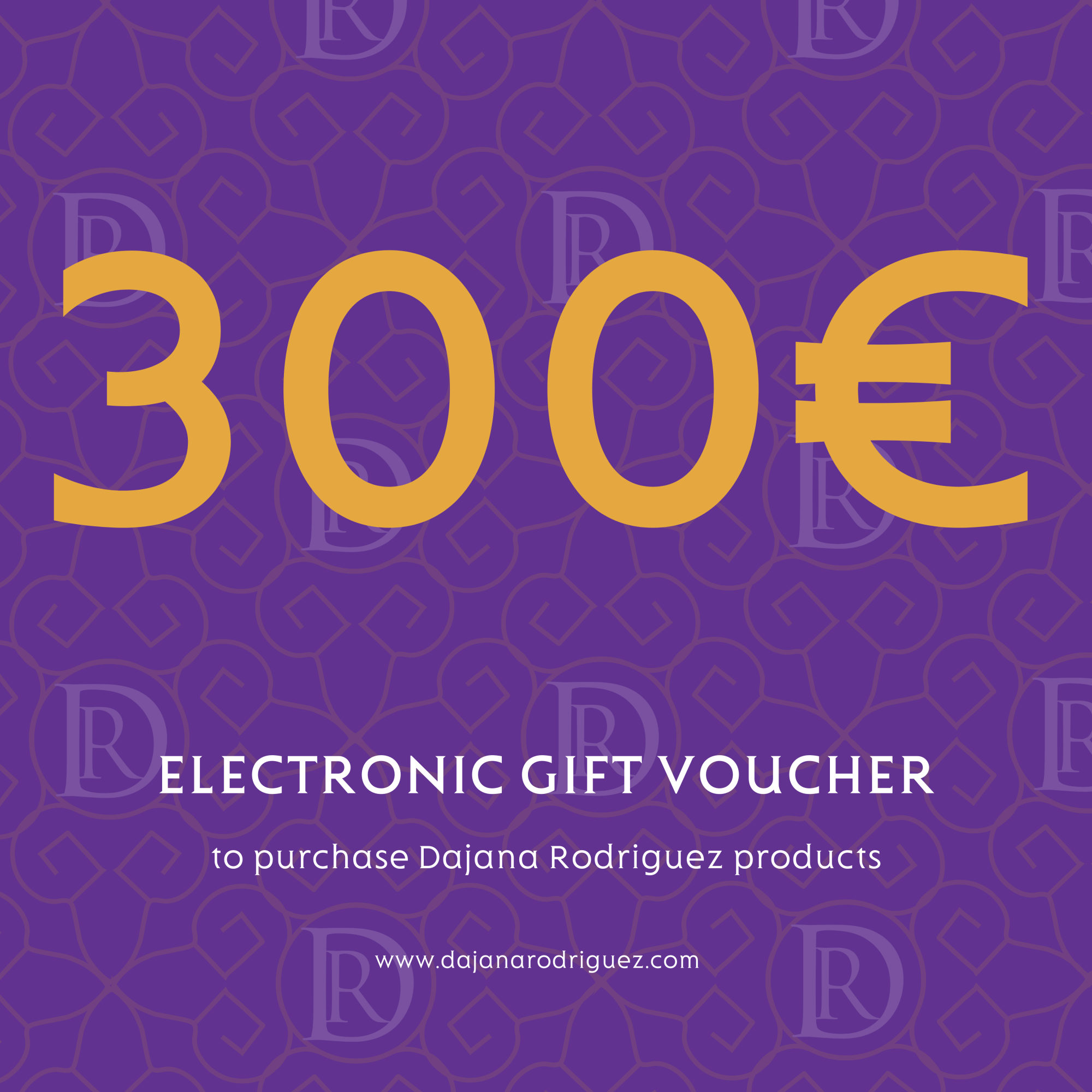 Electronic gift voucher for 300 €