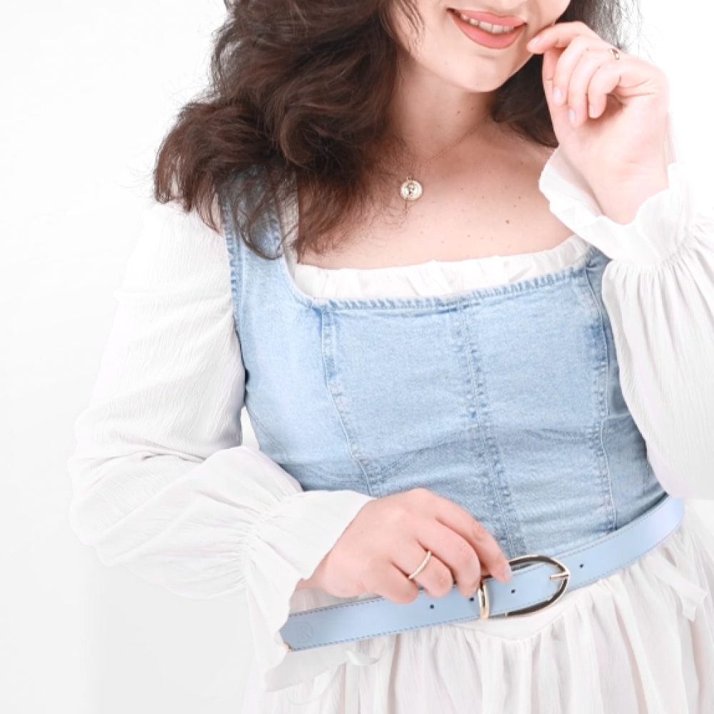 Women's belt Atlantis "LIGHT BLUE" video