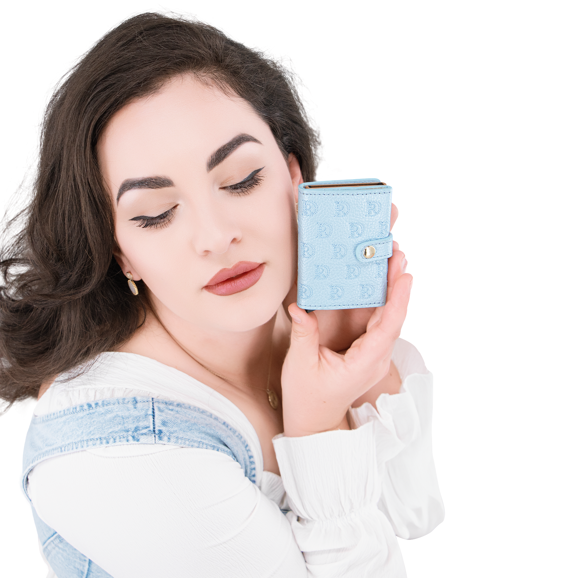 Tarjetero Atlantis "AZUL CLARO"