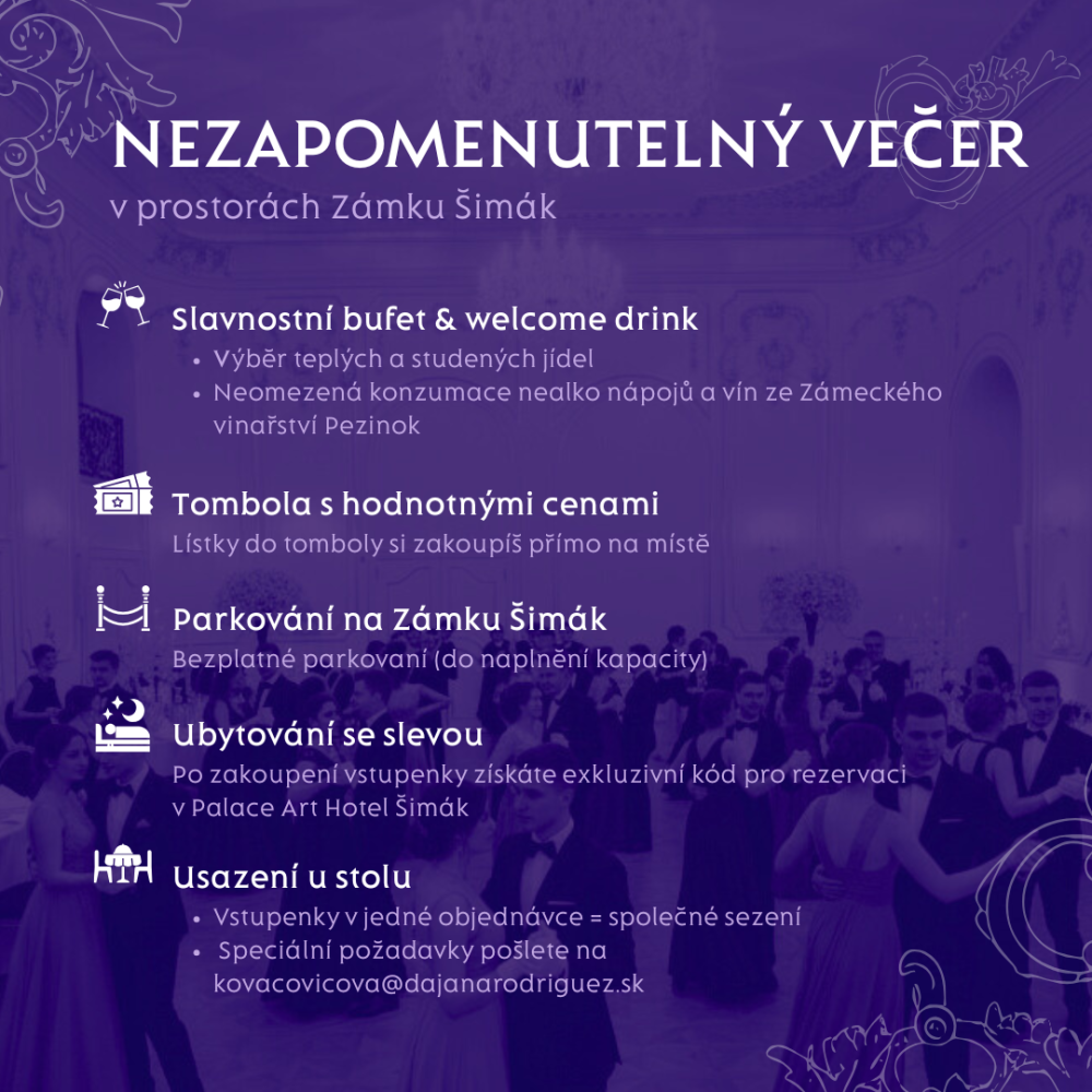 Klasická vstupenka na Ples Dajana Rodriguez