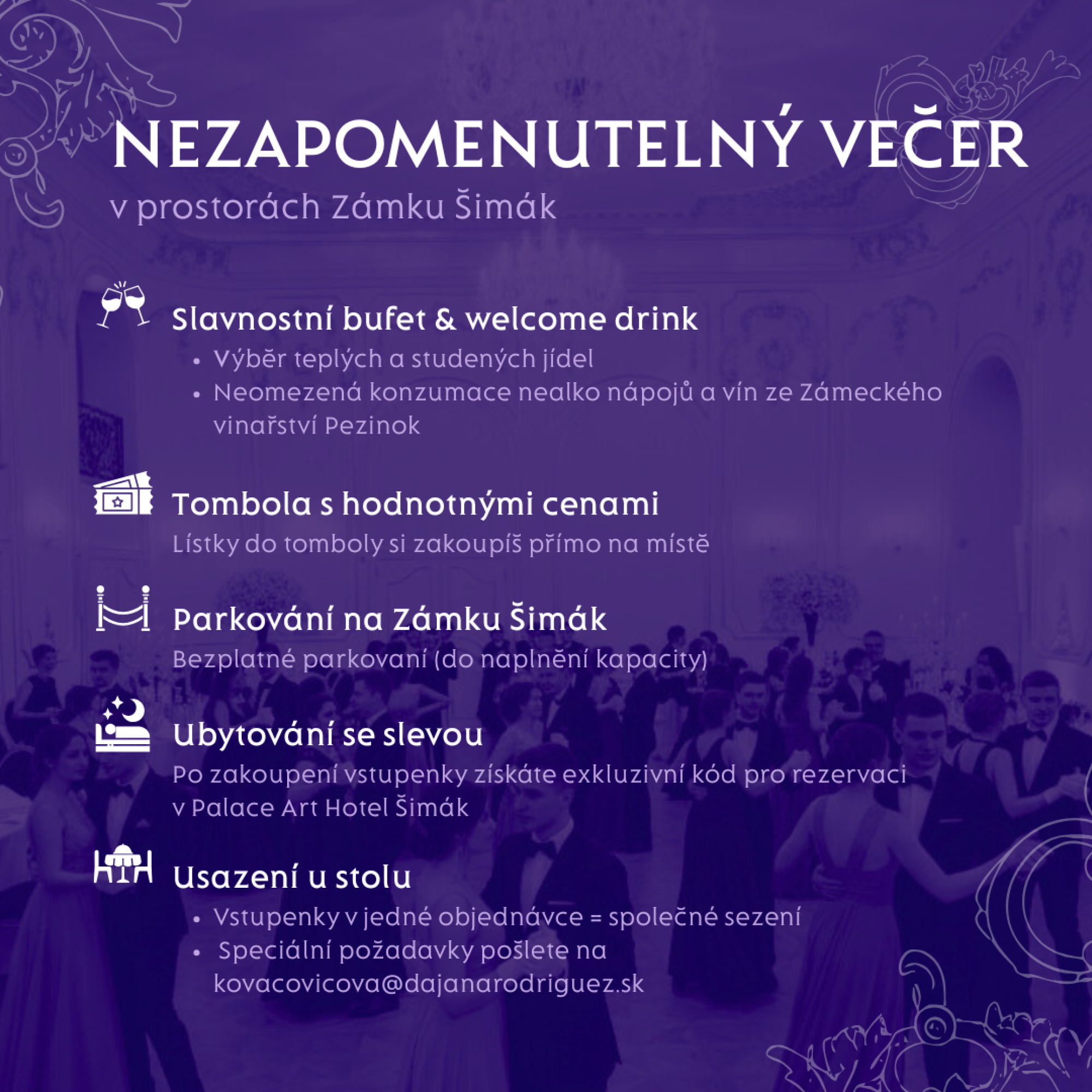 Klasická vstupenka na Ples Dajana Rodriguez