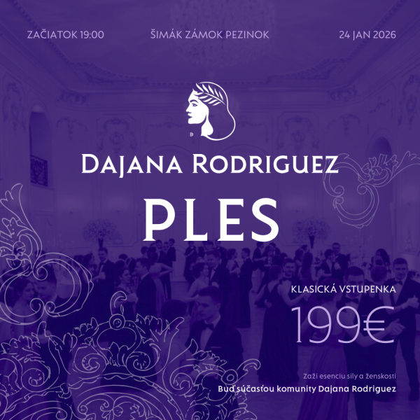 Klasická vstupenka na Ples Dajana Rodriguez