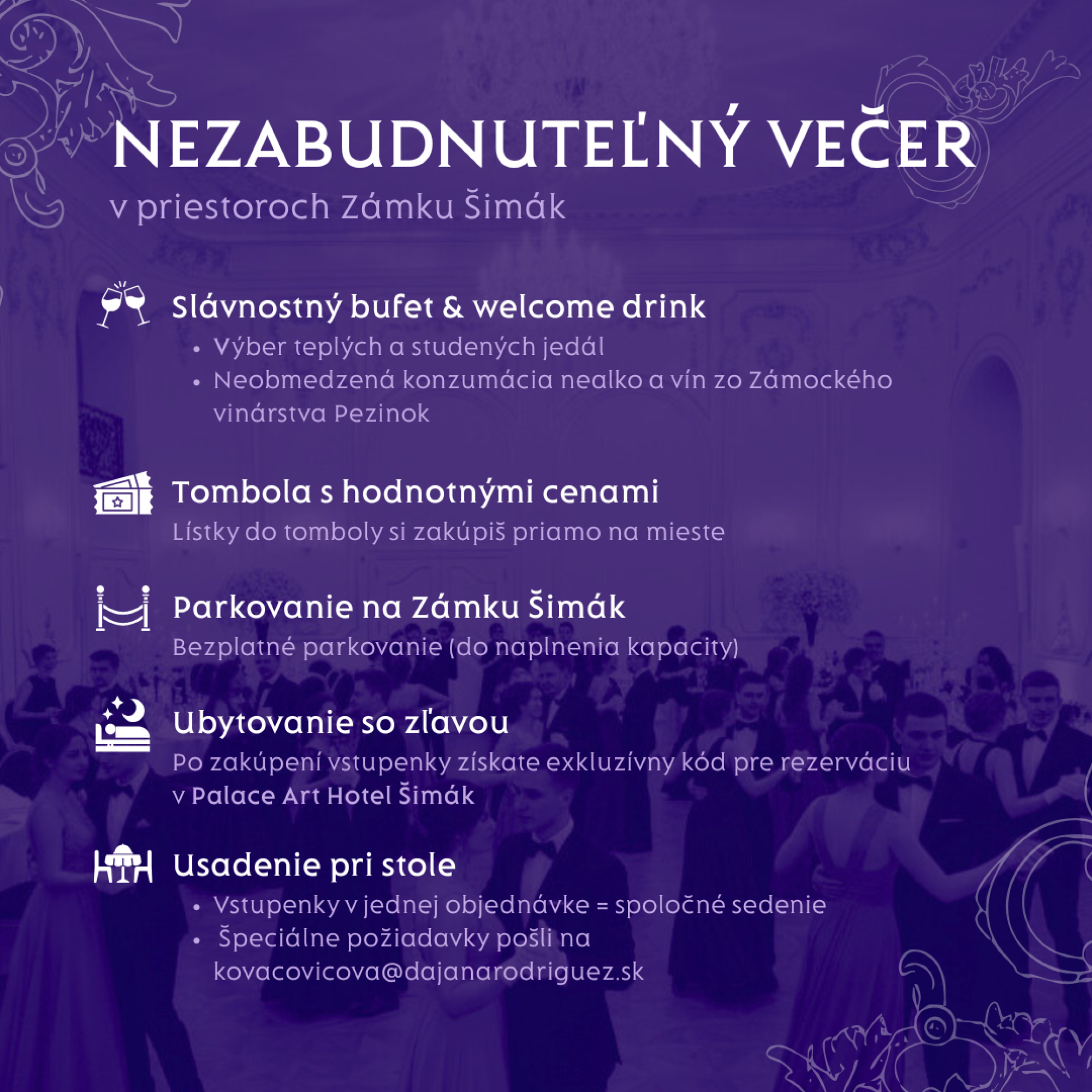 Klasická vstupenka na Ples Dajana Rodriguez