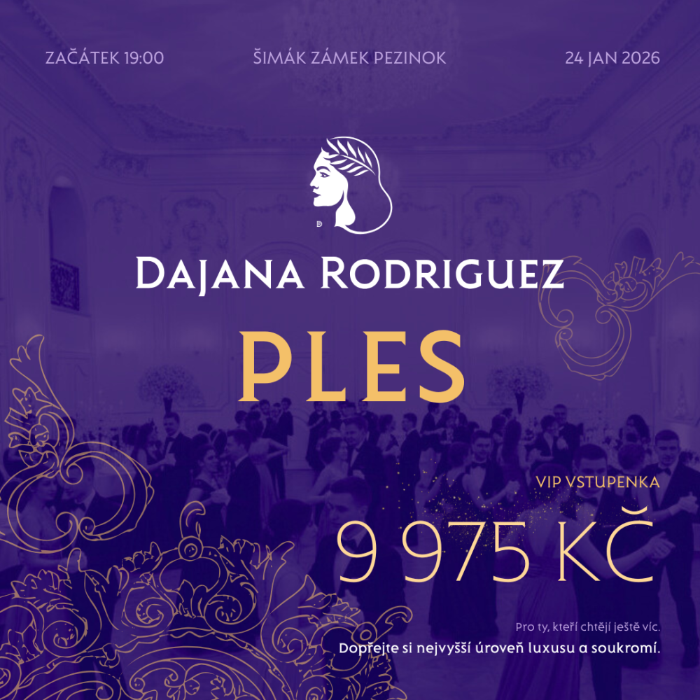 VIP vstupenka na Ples Dajana Rodriguez