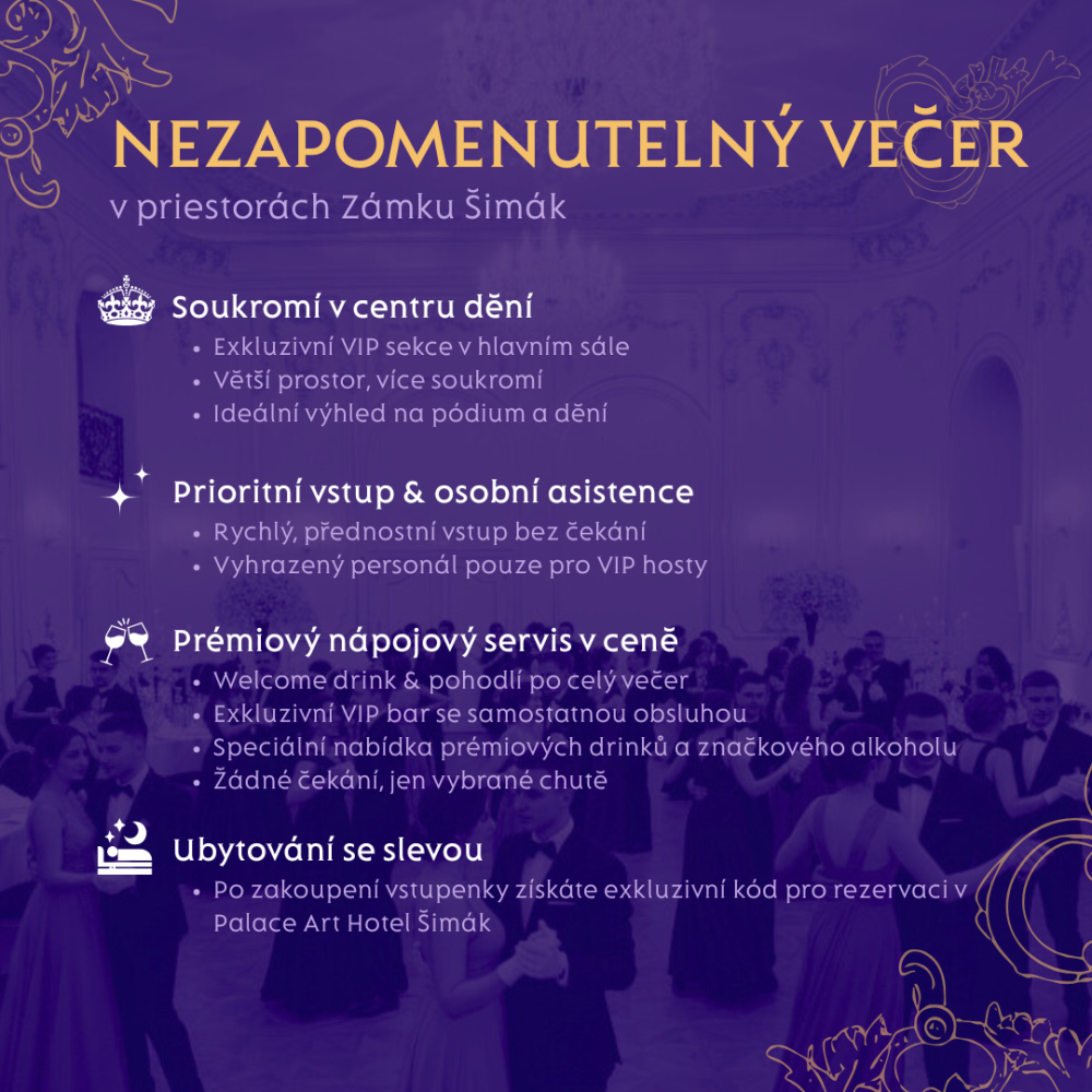 VIP vstupenka na Ples Dajana Rodriguez