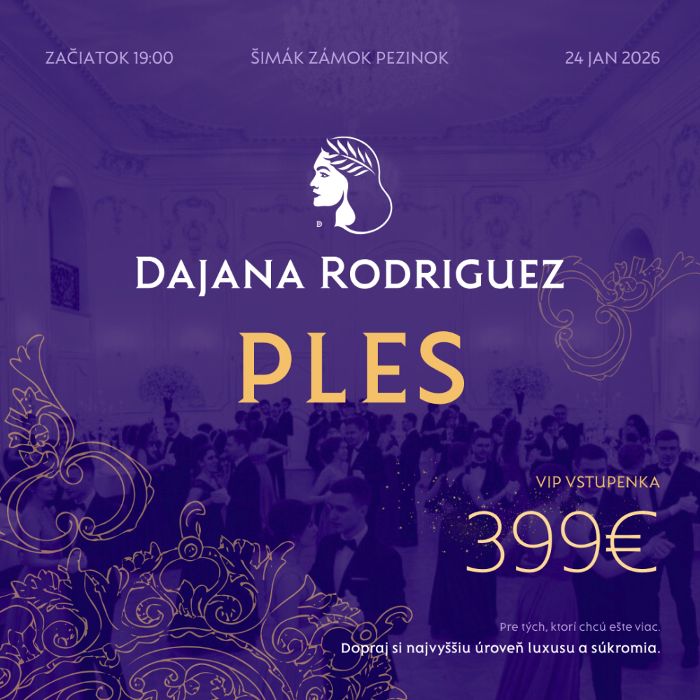 VIP vstupenka na Ples Dajana Rodriguez