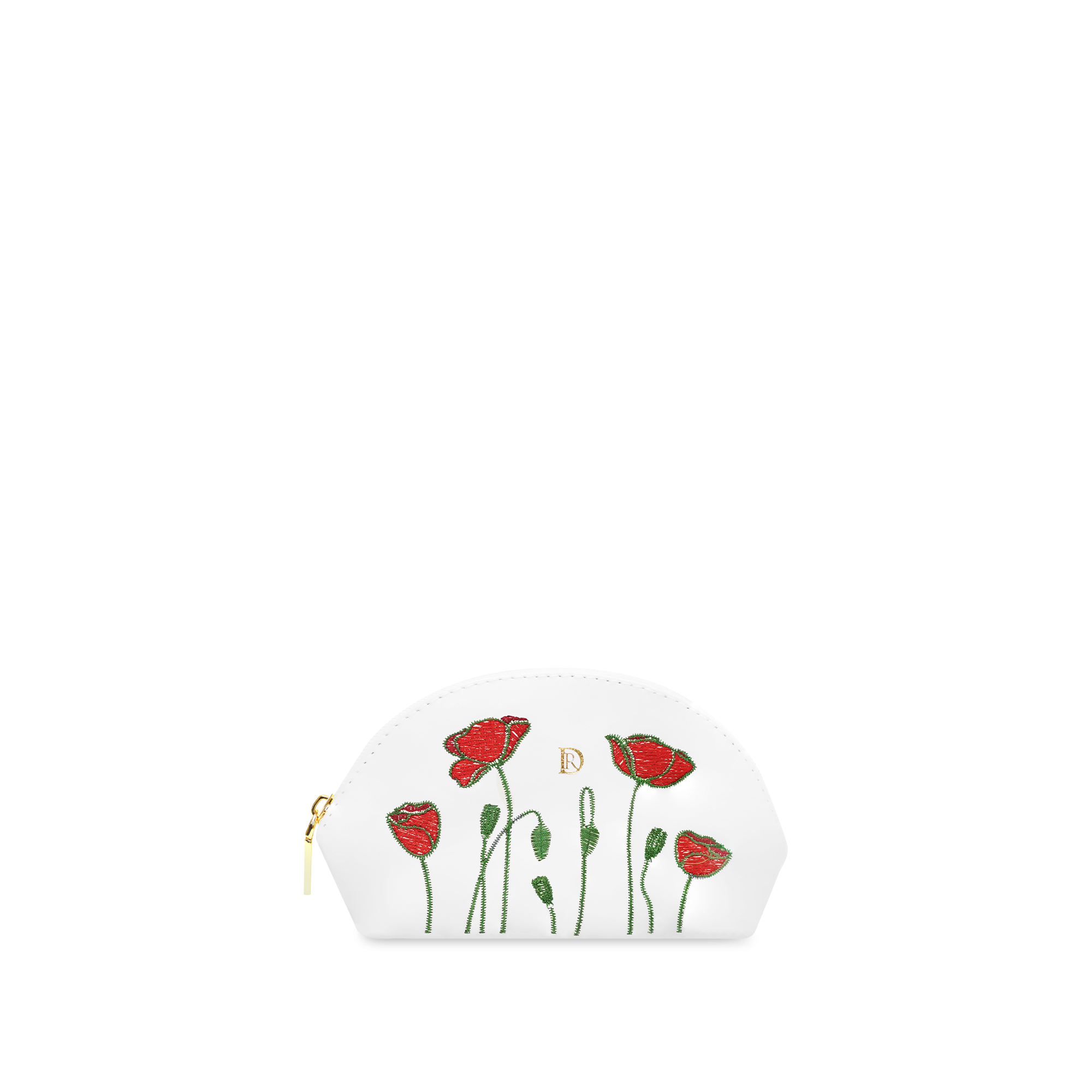 Cosmetic bag Poppies "WHITE"