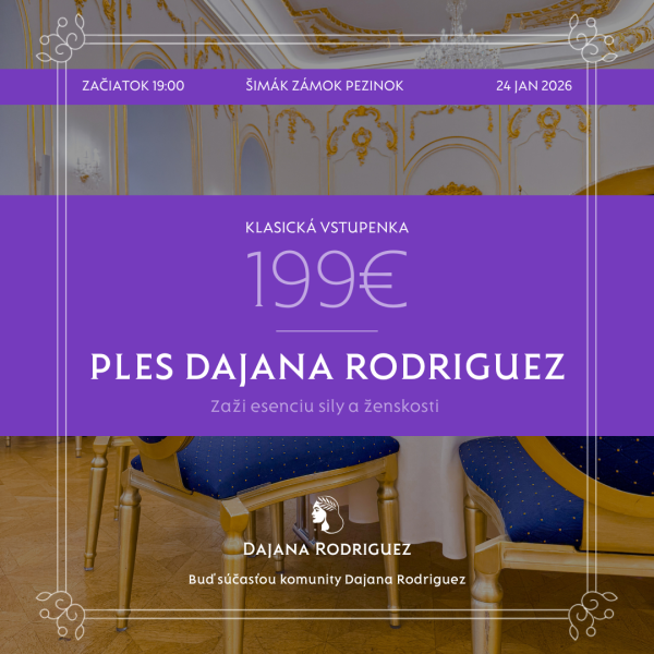 Klasická vstupenka na Ples Dajana Rodriguez