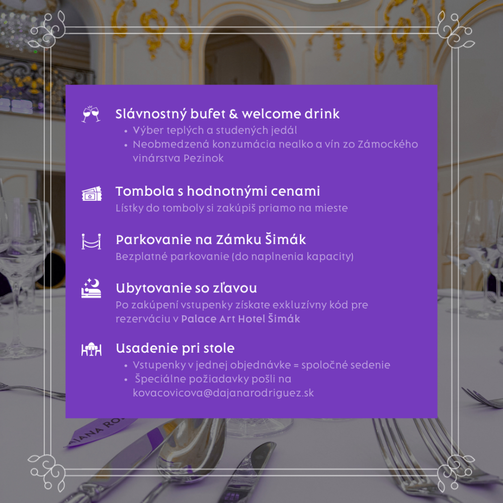 Klasická vstupenka na Ples Dajana Rodriguez