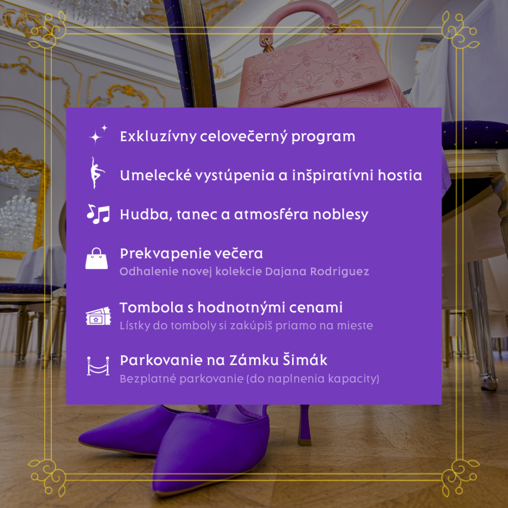 VIP vstupenka na Ples Dajana Rodriguez