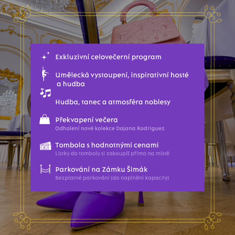 VIP vstupenka na Ples Dajana Rodriguez