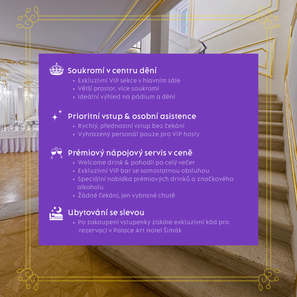 VIP vstupenka na Ples Dajana Rodriguez