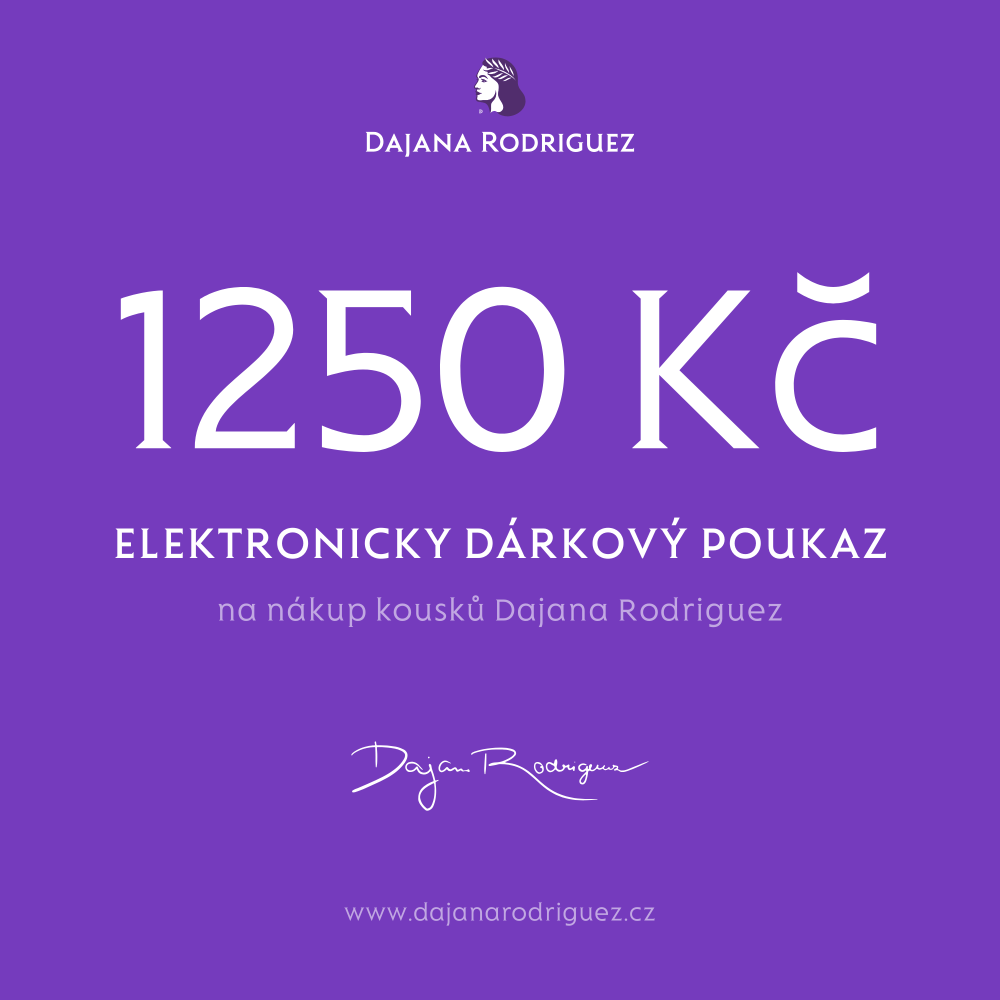 Elektronický dárkový poukaz na 1 250 Kč