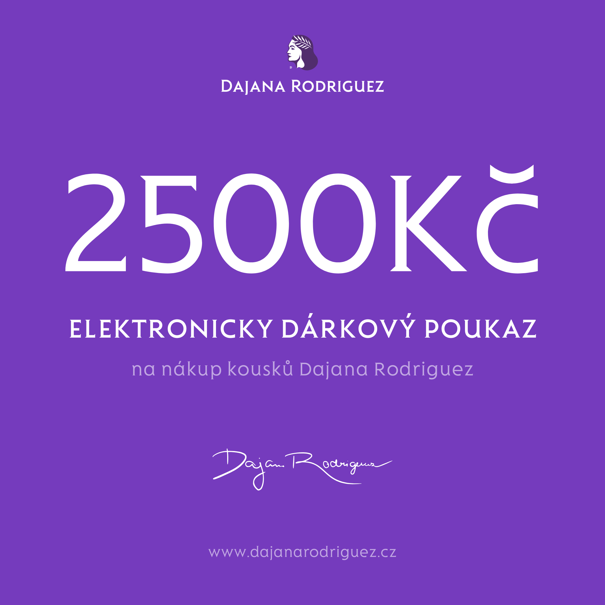 Elektronický dárkový poukaz na 2 500 Kč