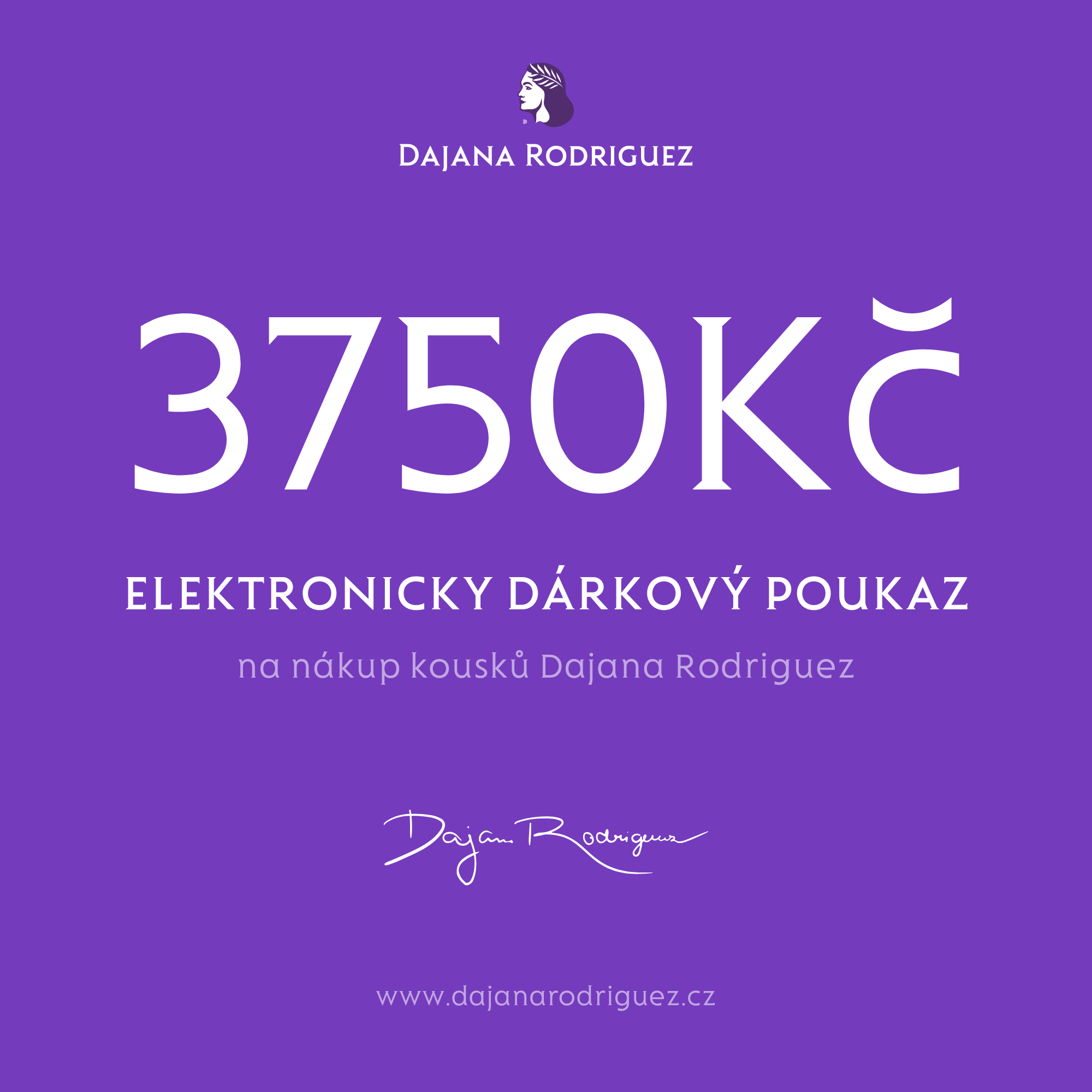 Elektronický dárkový poukaz na 3 750 Kč