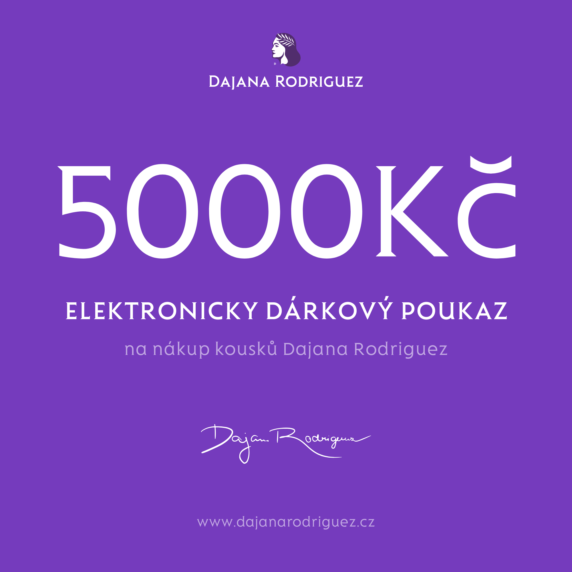 Elektronický dárkový poukaz na 5 000 Kč