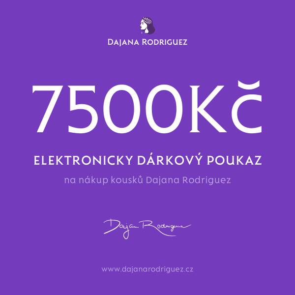 Elektronický dárkový poukaz na 7 500 Kč