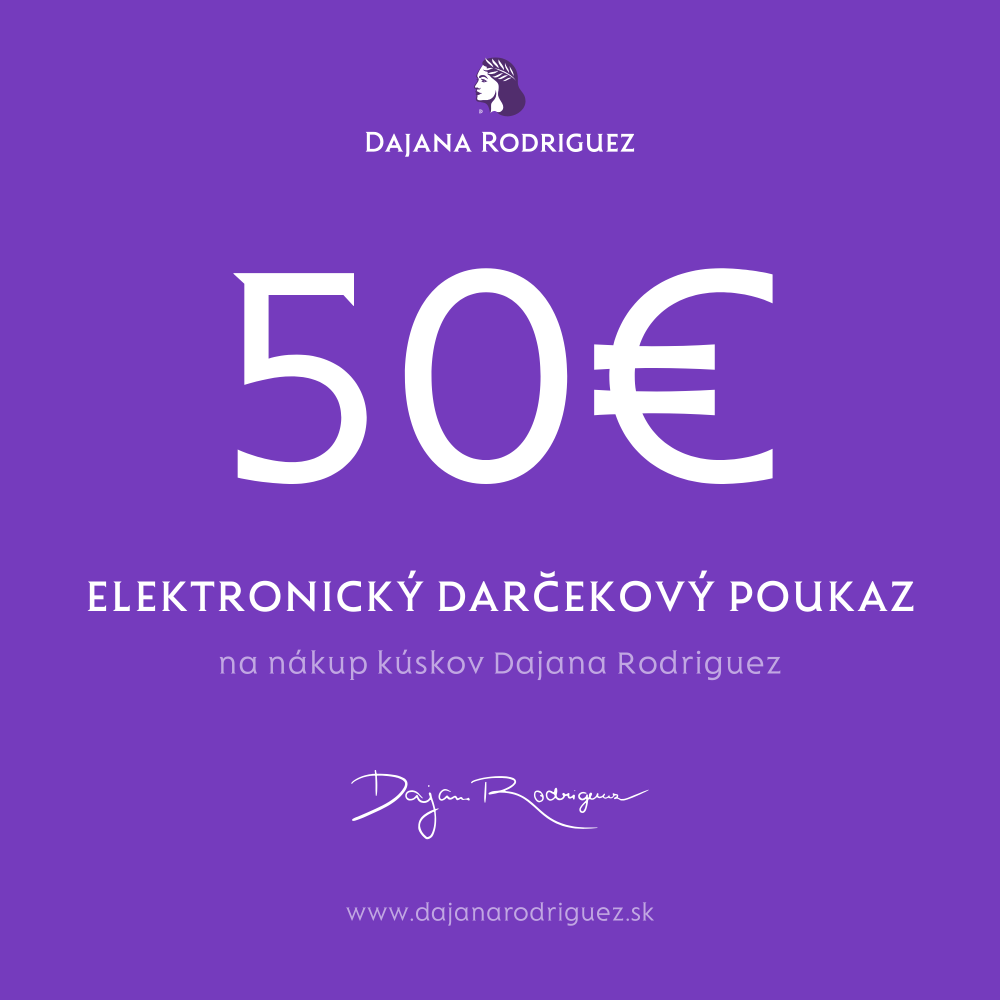 Elektronický darčekový poukaz na 50 €