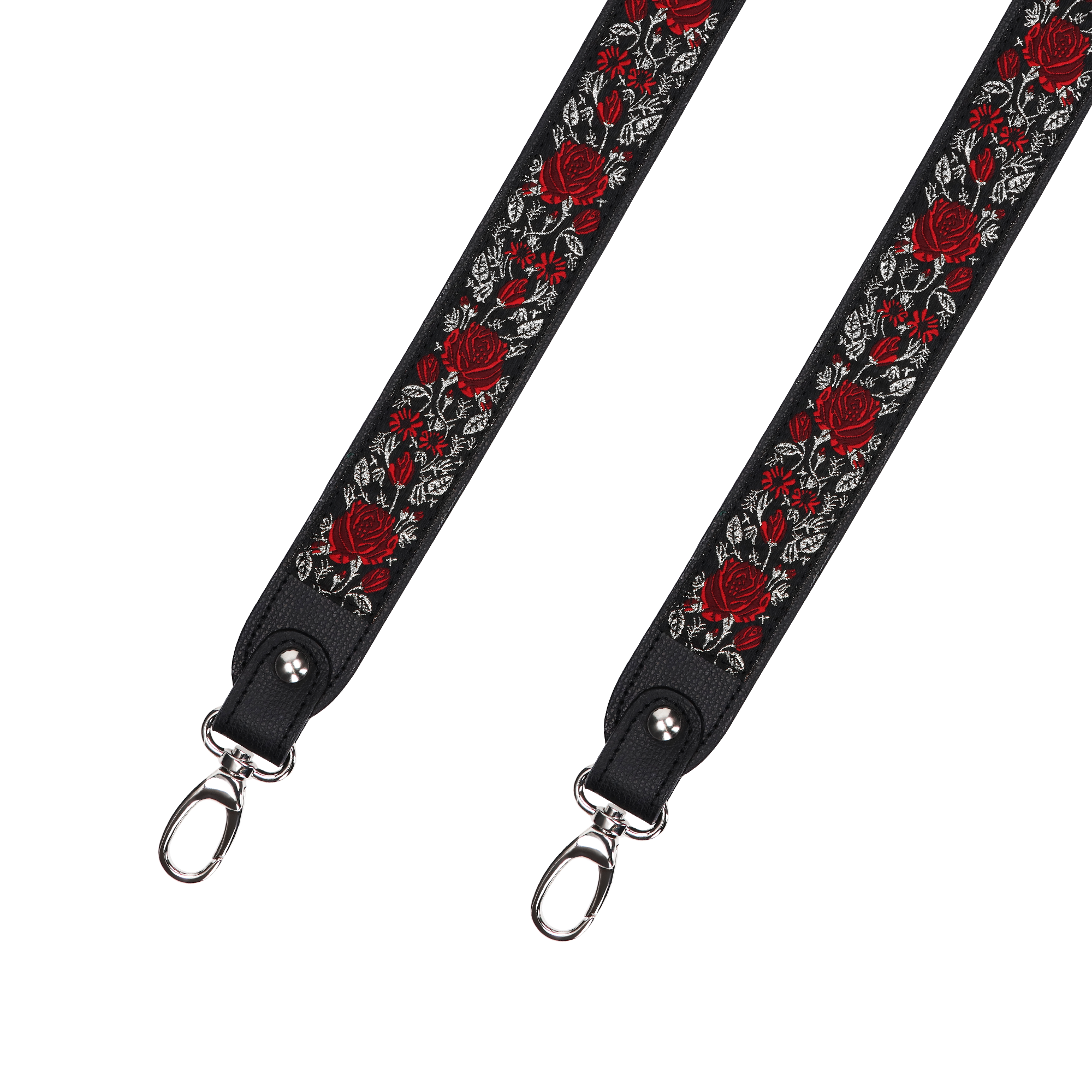 Popruh II Bohemian "NERO" Strieborná