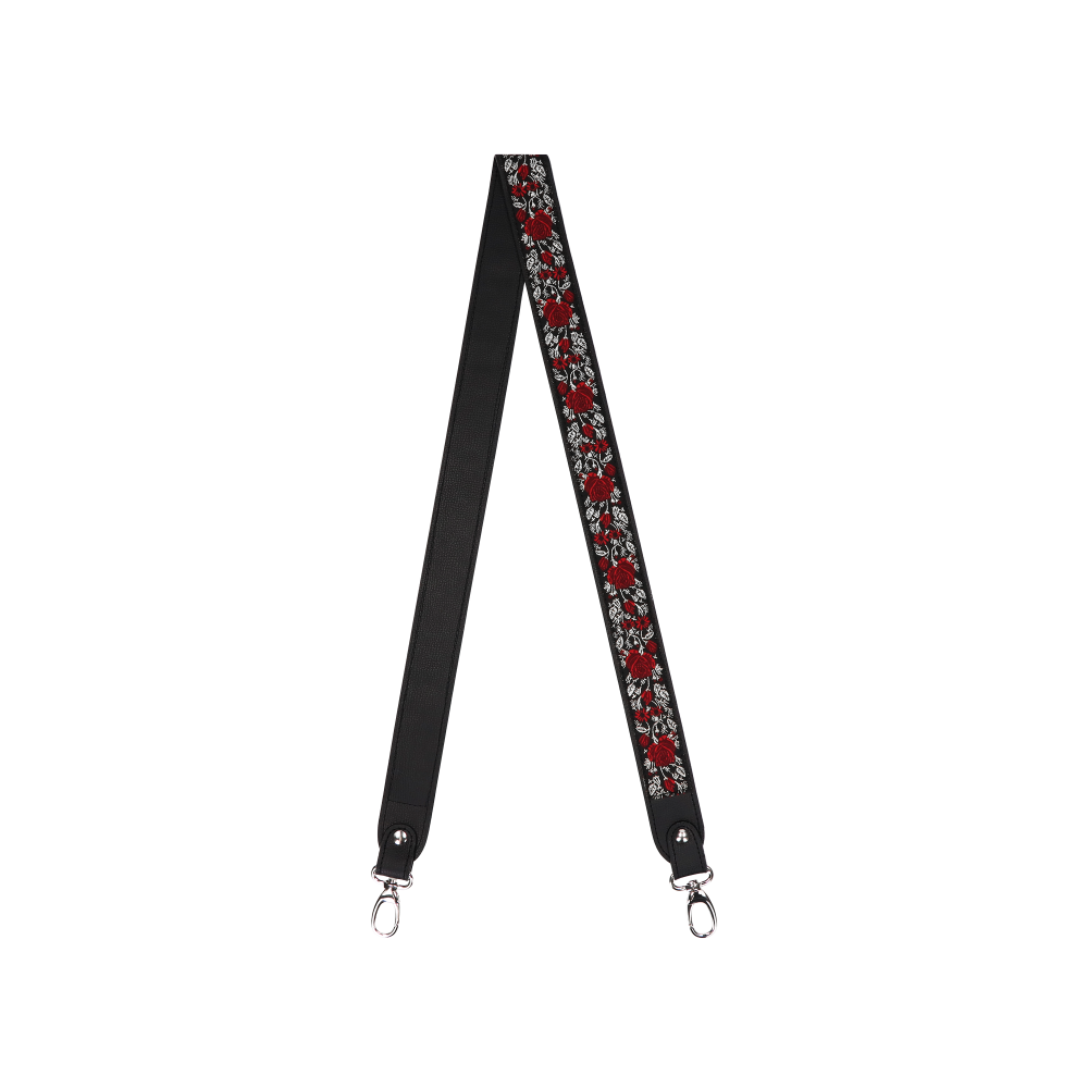 Popruh II Bohemian "NERO" Strieborná