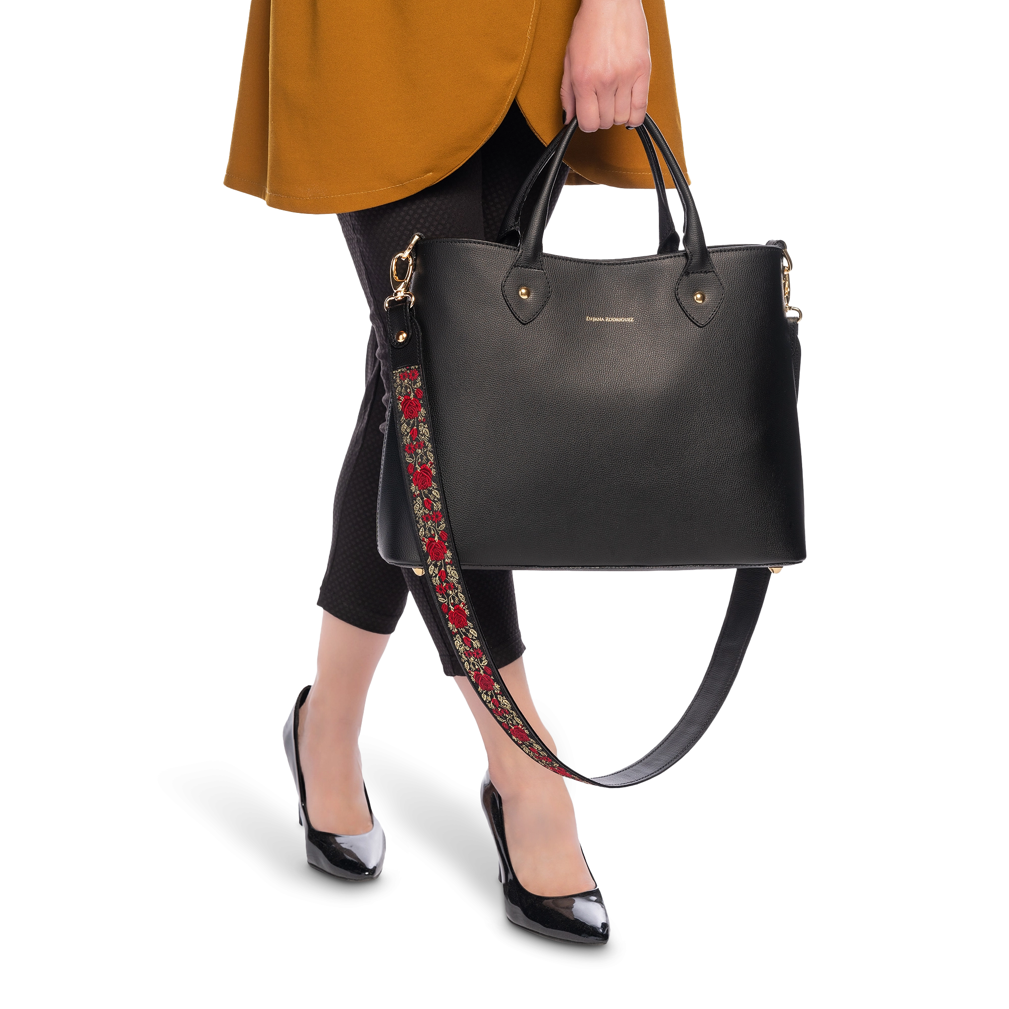 Strap II Bohemian "NERO" Gold