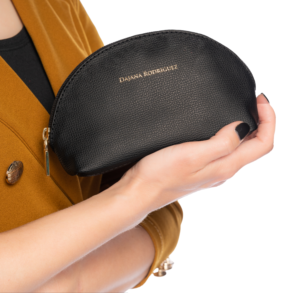 Cosmetic Bag Bohemian "NERO" Gold