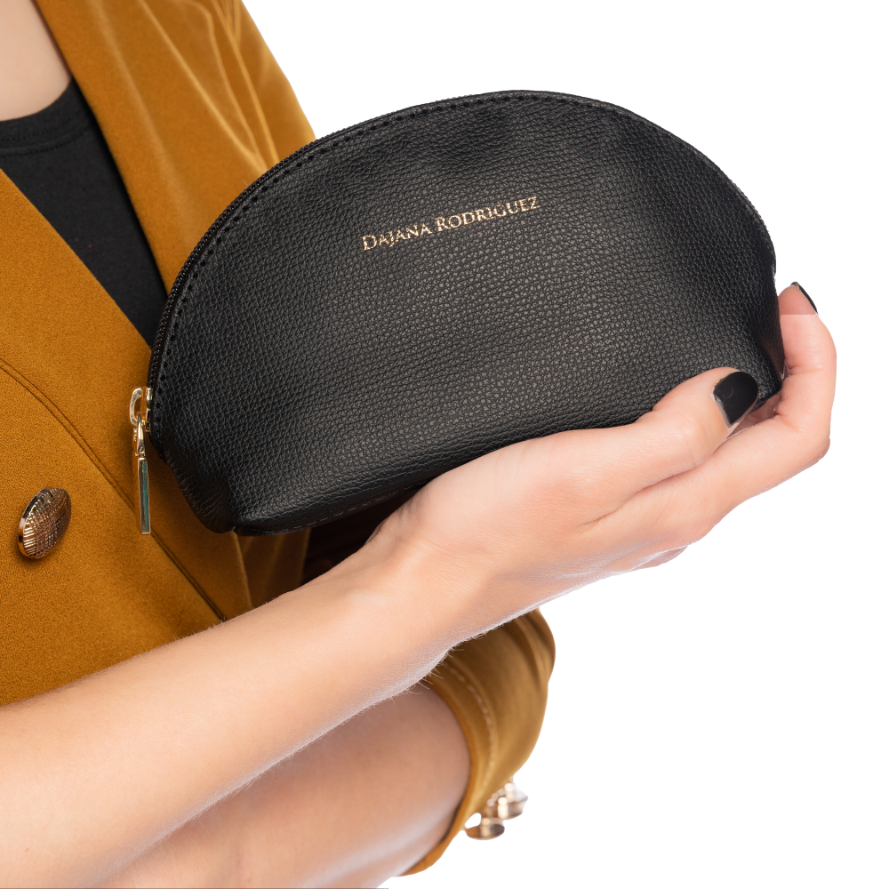 Cosmetic Bag Bohemian "NERO" Gold