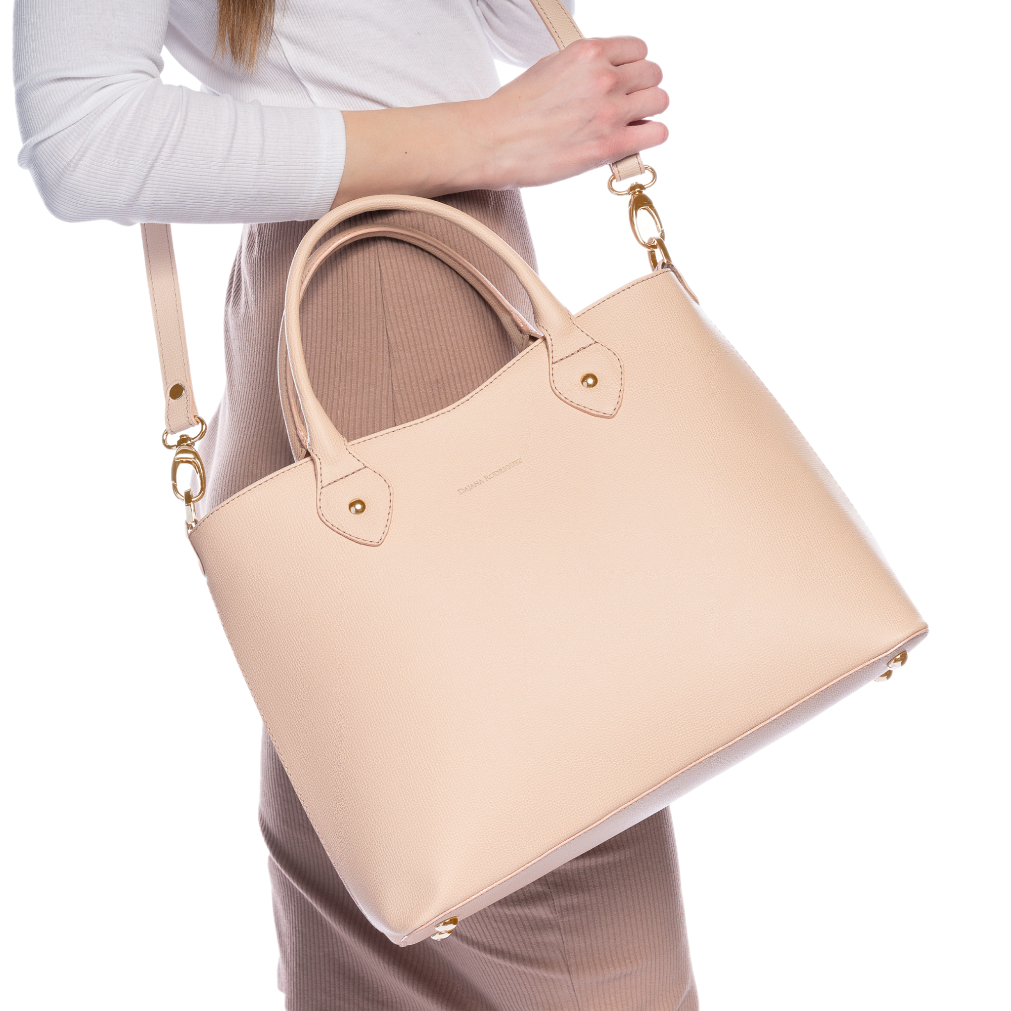 Clementine Medium Bohemian "NUDE" Gold