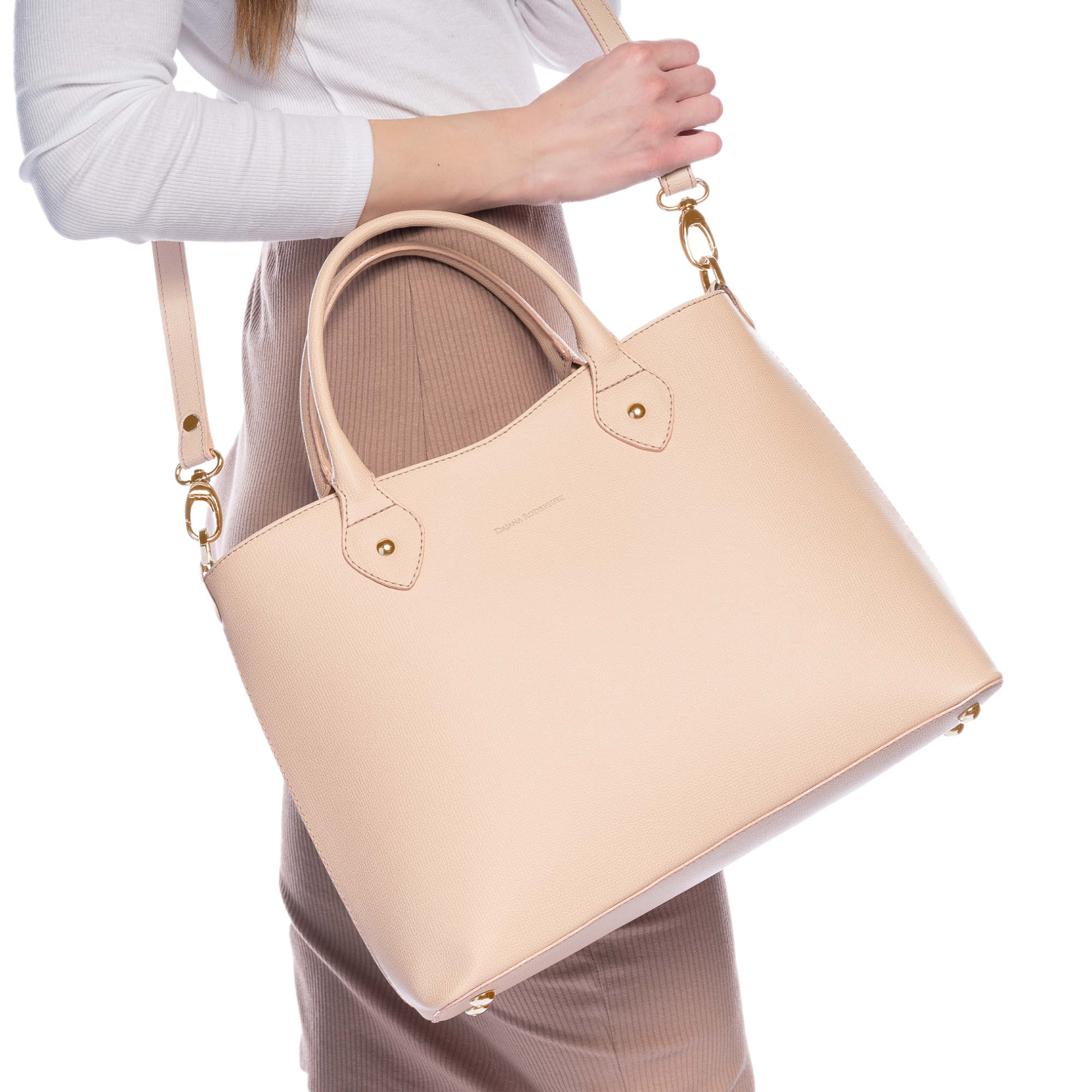 Clementine Medium Bohemian "NUDE" Gold