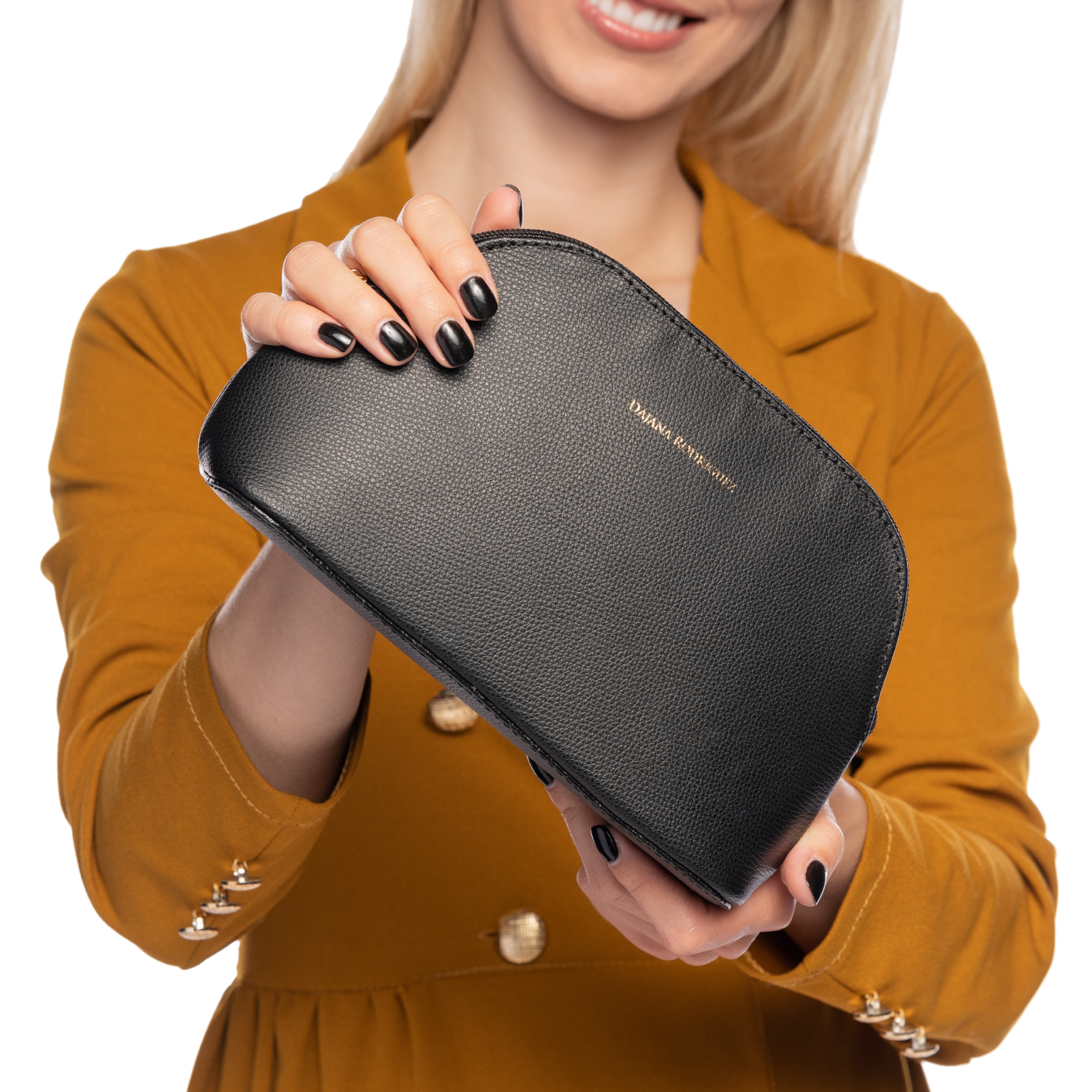 Cosmetic Bag II Bohemian "NERO" Gold