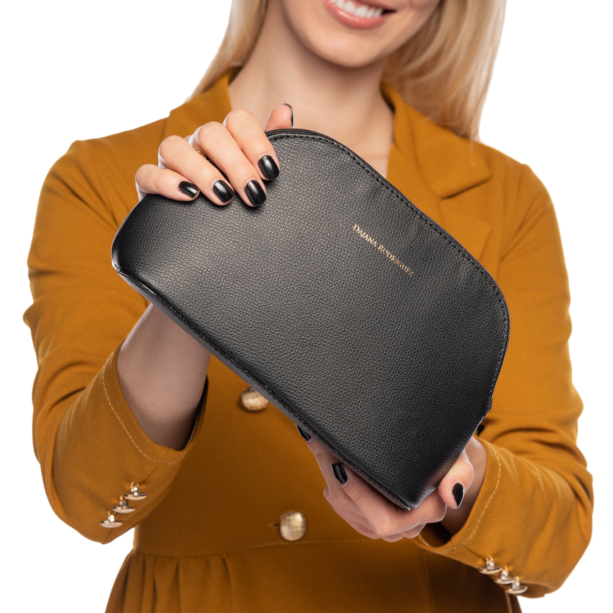 Kozmetická taška II Bohemian "NERO" Zlatá