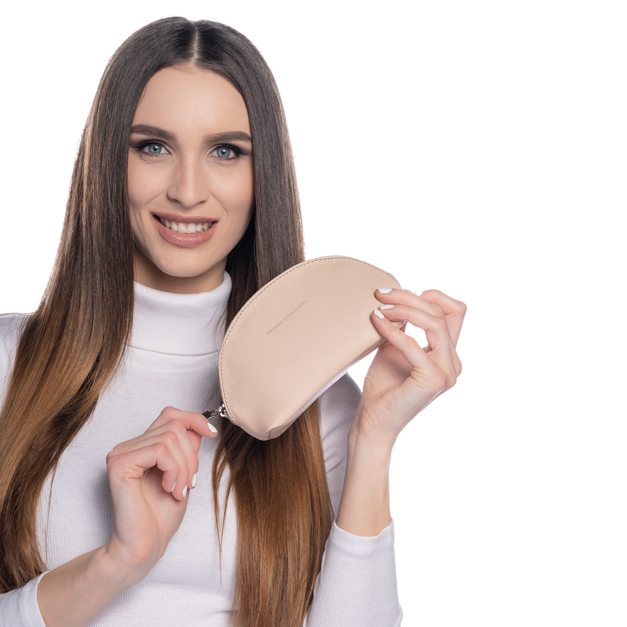 Cosmetic bag Bohemian "NUDE" Gold