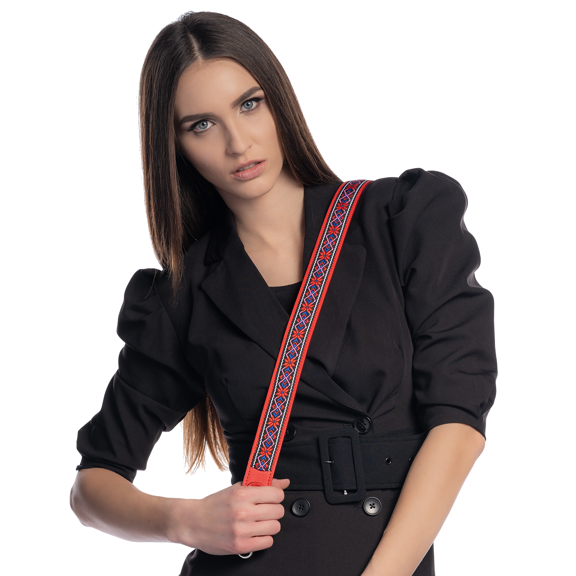 Popruh III Bohemian "PARROT" Strieborná