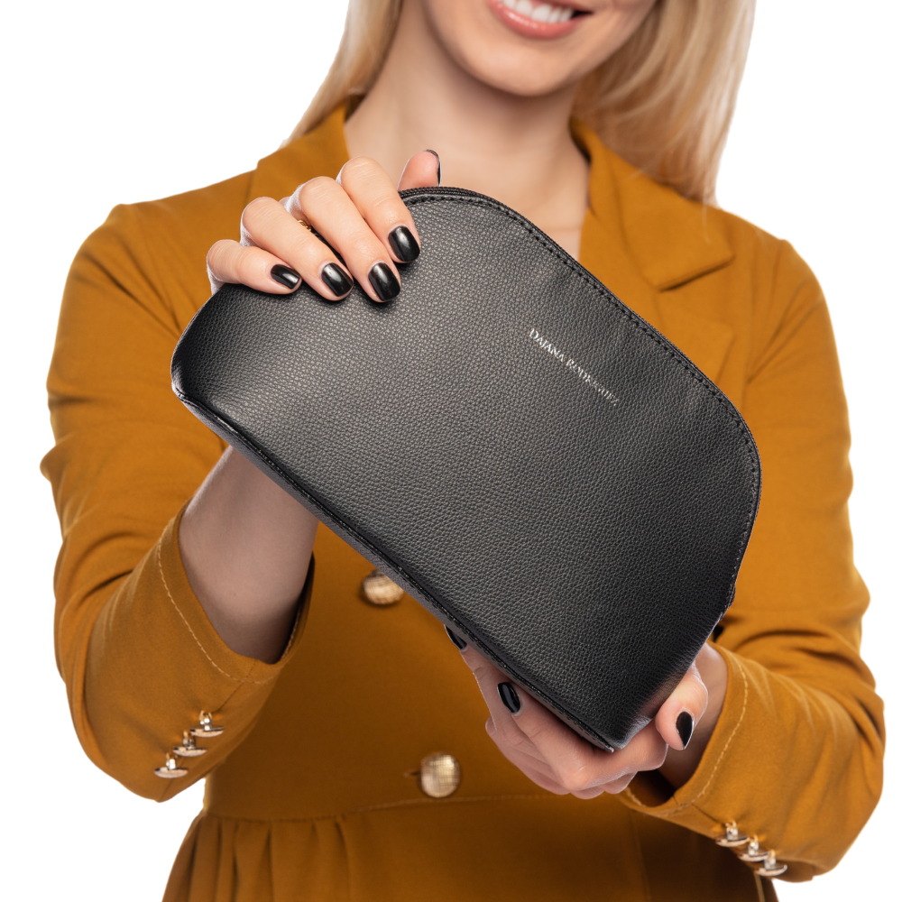 Cosmetic Bag II Bohemian "NERO" Silver