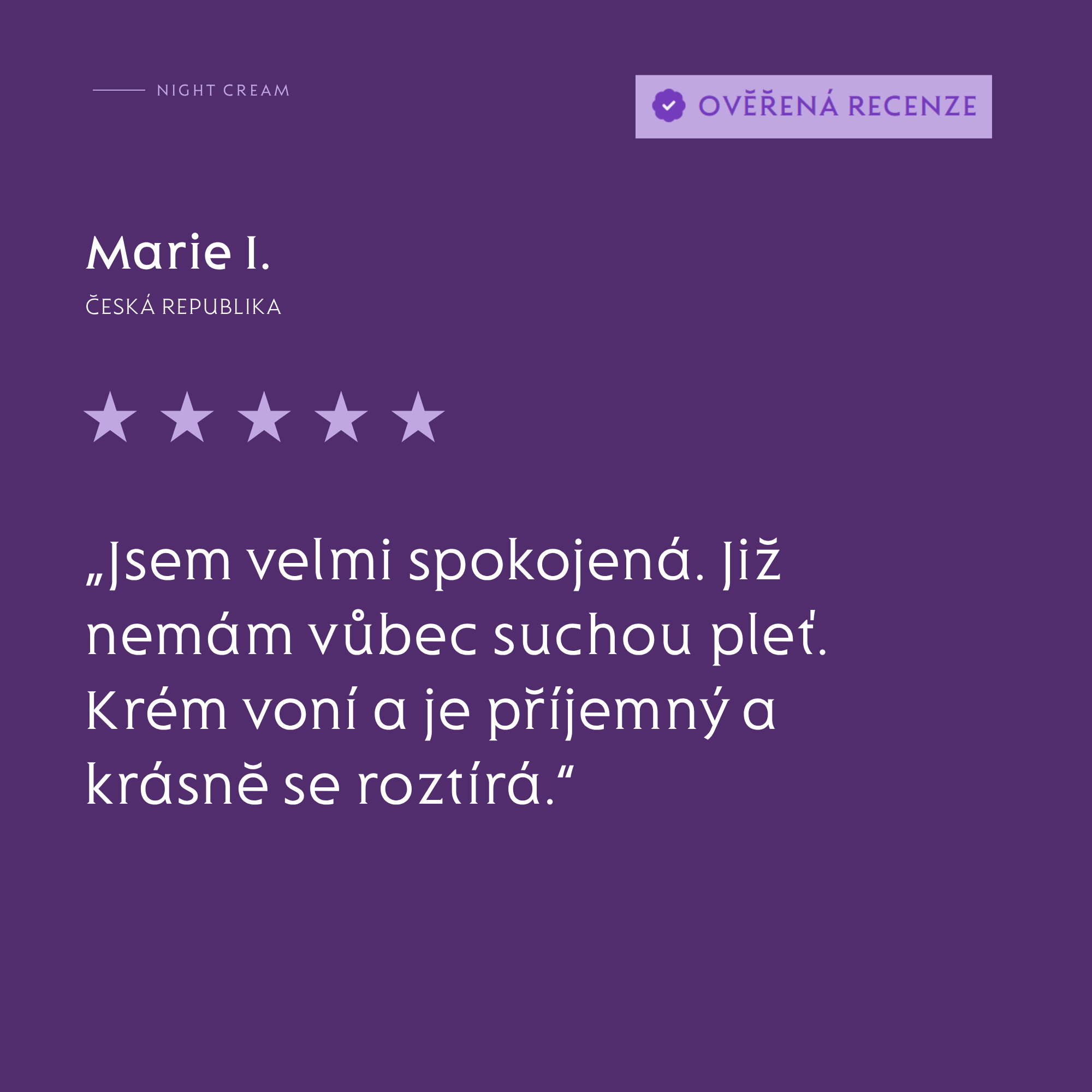 Noční krém 50ml