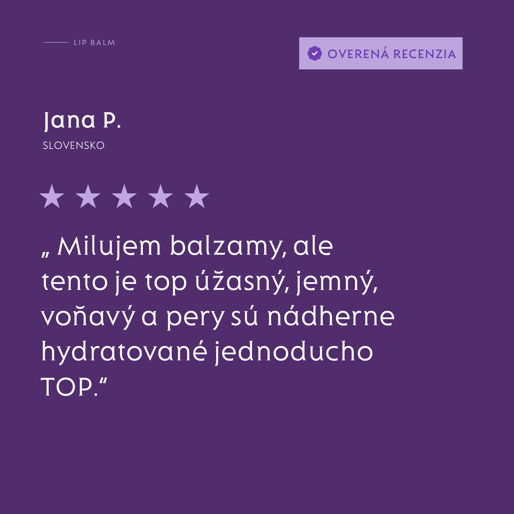 Balzam na pery