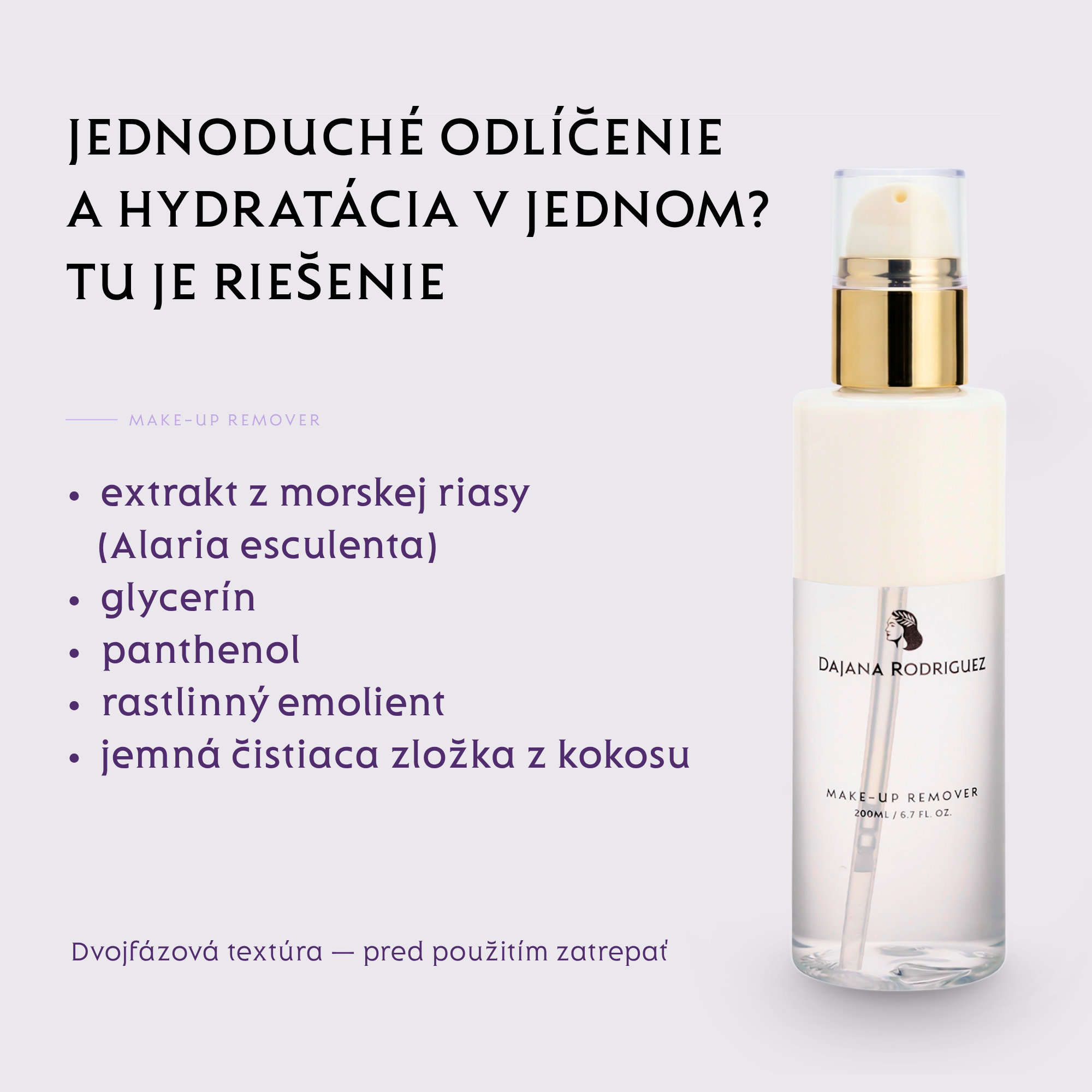 Dvojfázový odličovač 200ml